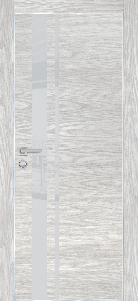 Межкомнатная дверь PX-16  AL кромка с 4-х ст. Дуб скай бежевый