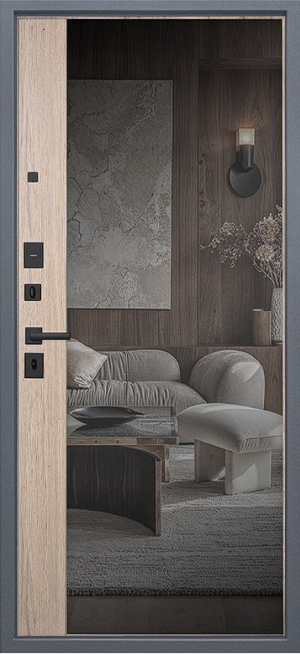 Товар Дверь Беркут Дуб Галиф Натуральный С Зеркалом DIS007530