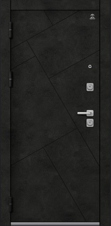 Товар Дверь С-114 Черный Муар+Бетон Темный - Кашемир Графит DIS007515