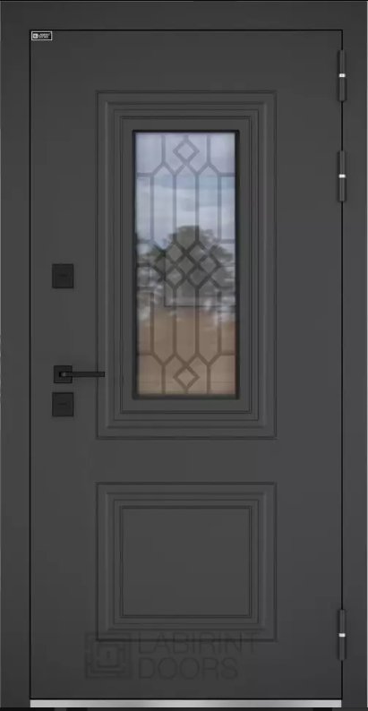 Товар Дверь Верса с окном и решеткой (терморазрыв) DIS007142