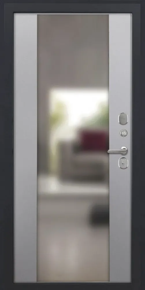 Товар Дверь ДвериПРО Элфи Алиса (16мм, ПВХ Софт грей, зеркало) DPRO227549